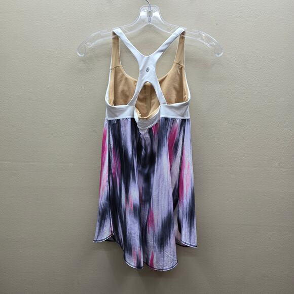 Lululemon Women's Tie Dye Racerback Babydoll Tank Top Activewear Multicolor SZ 6 - Picture 2 of 4